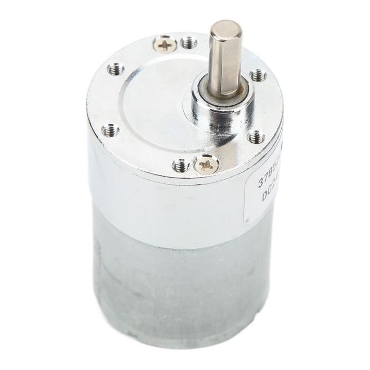 Mini Moteur à Engrenages Métalliques DC 12V/24V 35W – Haute Puissance, Vitesse Réglable, CW/CCW, 10 Tr/min (12V), Idéal DIY & Automatisation