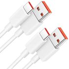 E.F.CONNECTION 2 Câbles USB-C Charge Rapide 6A pour Xiaomi Redmi Note 13/14 Pro Note 13 5G Redmi 13C - 1M