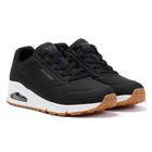 Basket Uno - Skechers - Durabuck Lace Up Sneaker - Femme - Noir - Silly Dog