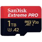 SanDisk Extreme PRO Carte microSDXC 1 TB Class 10, UHS-I, v30 Video Speed Class résistance aux chocs, étanche