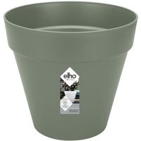 Pot De Fleurs Rond LOFT URBAN - Plastique Réservoir - Ø30 - Vert
