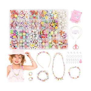 Perles Enfant 500Pcs Perles pour Bracelet Enfant Kit Perles Bijoux Convient Fabriquer Activites Manuelles pour Enfants N KIT BIJOUX - Beaux-Arts et Loisirs créatifs Perles Enfant 500Pcs Perles pour Bracelet Enfant Kit Perles Bijoux Convient Fabriquer Activites Manuelles pour Enfants N KIT BIJOUX - Beaux-Arts et Loisirs créatifs