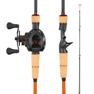 Kit Canne à Pêche Leurres Moulinet 160cm Fibre de Carbone