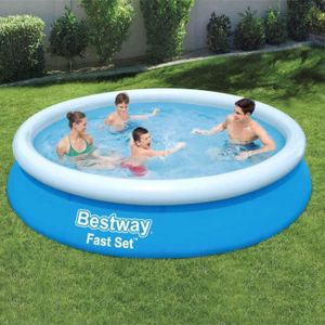 PISCINE Bestway Piscine gonflable Fast Set Rond 366 x 76 cm 57273-AKO7793394292535