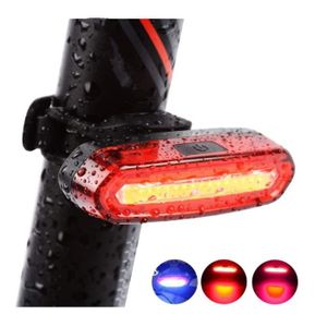 Eizur Feu Arri/ère de v/élo COB LED USB Rechargeable Imperm/éable Eclairage arri/ère Lumi/ère Puissant Lampe 8 Modes pour s/écurit/é et visibilit/é