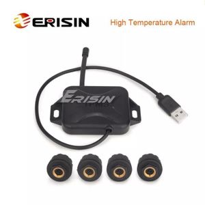 MANOMÈTRE AUTO Erisin-Moniteur de pression TPMS Tech, USB, ES341