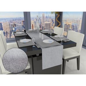 Lurex Ruban de table de Noël étoiles Chemin de table Eckig 30 x 100 cm rouge/argenté or ou argent brillant Taille au choix Textile 