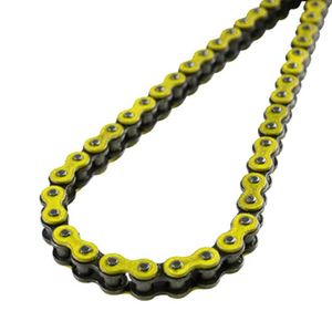 Chaîne Moto Dirt Bike KMC 420 DX Renforcée Or - 128 Maillons - Par Misterbike