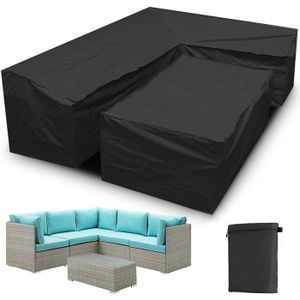 Jardin Rotin Coin Meubles étanche Extérieur HOUSSE Grand 300x300x98cm