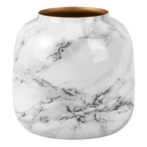 40 cm Vincenza en verre marbré marbre fleur table vase décoration ornement Display 