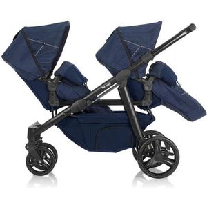 red castle poussette double evolutwin taupe