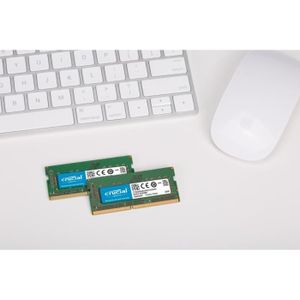 MÉMOIRE RAM Crucial RAM 16Go Kit 2x8Go DDR4 2666MHz CL19 Mémoi