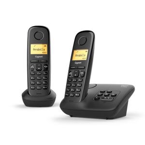 Téléphone fixe Gigaset A270A DUO, Analog-DECT telephone, Combiné 