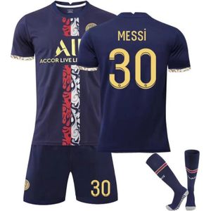 MAILLOT DE FOOTBALL - T-SHIRT DE FOOTBALL - POLO DE FOOTBALL T-SHIRT 2022 Maillot T-Shirt de l'équipe de Paris-Messi -30,équipe pour avec des Chaussettes Et des Shorts
