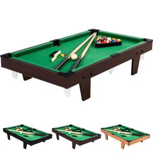 BILLARD Mini table de billard 92x52x19cm, brun foncé + acc BILLARD Mini table de billard 92x52x19cm, brun foncé + acc