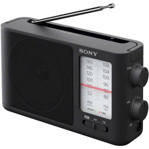 RADIO CD CASSETTE Radio portable - SONY ICF 506 NOIR - Analogique - 