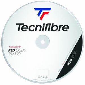 CORDAGE RAQUETTE TENNIS Cordage de tennis Tecnifibre Red Code 200 m - red/rouge - 1,20 mm