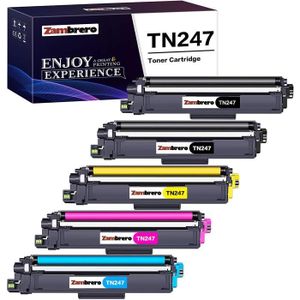 PACK IMPRIMANTE Zambrero Compatible TN247 TN243 Cartouche de Toner
