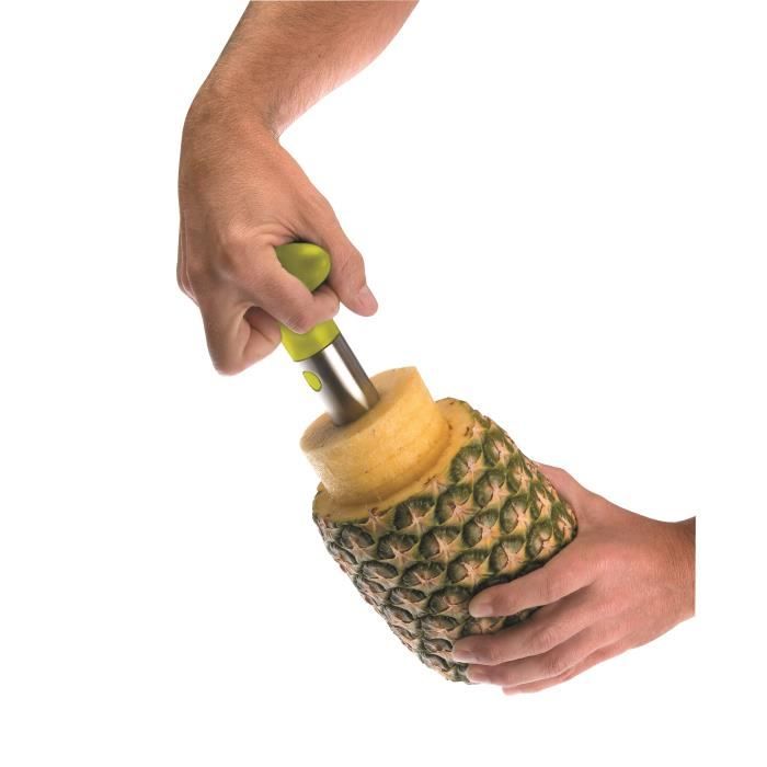 Coupe Ananas,Coupeur D'ananas en Acier Inoxydable,Éplucheur D'ananas Coupes, Ananas Peeler pour la