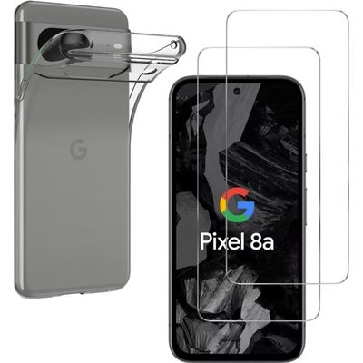 Coque Souple En Silicone Kwmobile Pour Google Pixel 8a - Anti-Chocs - Neuf Sous Emballage