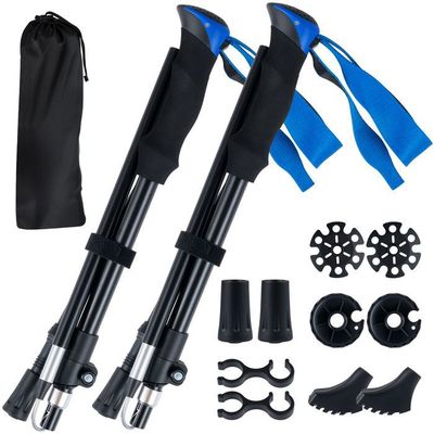 Bâtons De Randonnée Black Diamond Distance Z Carbone 110 Cm Bleu - Neufs