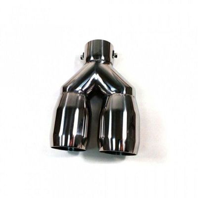 Silencieux Sport Universel TA Technix Inox - 2 Sorties 76mm, Poli Miroir, Pour Tuning