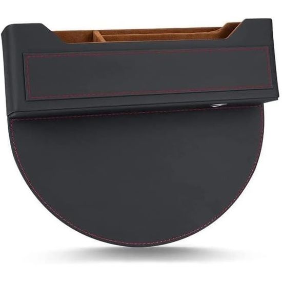 Boîte De Rangement Voiture - Organisez Sous Le Siège Conducteur | ABS Noir, 38,5x10,2x23,5 Cm