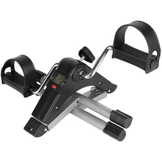 himaly Mini Vélo d'appartement Pliable Portable pour La Maison, La Gym, La Remise en Forme, Les Bras, La Résistance Réglable Écran LCD pour Homme et