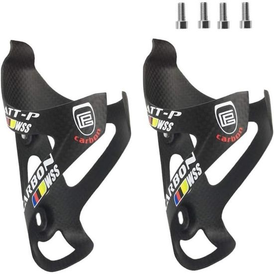 ZEFAL Pulse L2 Porte-Bidon Carbone - Ultra-Léger 18g - Pour Vélo - Fabriqué En France - Noir