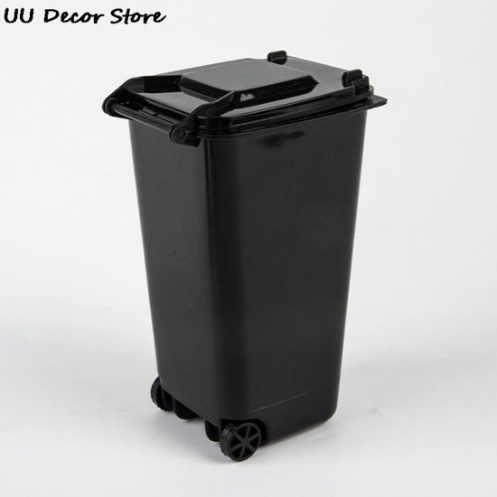 Mini Poubelle De Bureau Avec Couvercle, Poubelle De Bureau Pratique, Petite Poubelle Pour Le