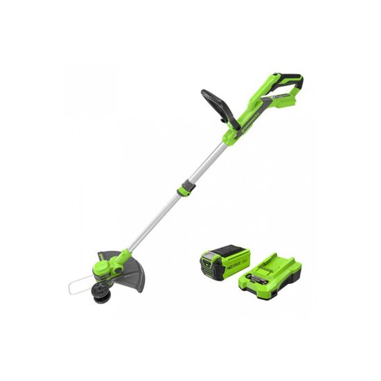 Greenworks 40V Coupe-Bordure Sans Fil 33 Cm – Tête Pivotante 90°, Fil Auto 1.65 Mm, Sans Batterie Ni Chargeur, Garantie 3 Ans