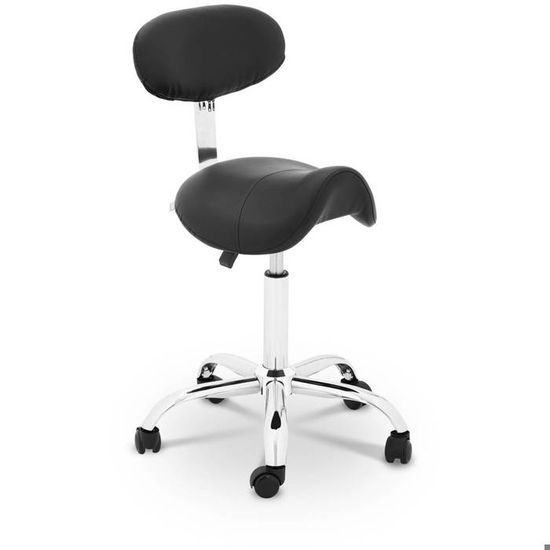 FRNIAMC Tabouret à Selle Ergonomique Avec Roulettes - Réglable En Hauteur - Pour Bureau, Dentiste, Tatouage