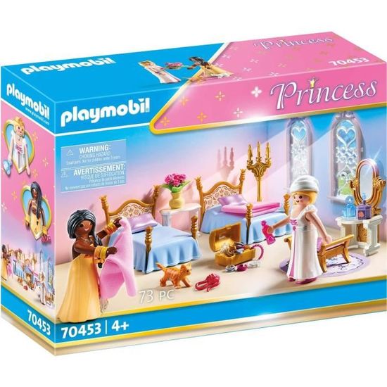 PLAYMOBIL - Chambre princesse avec coiffeuse - Multicolore - 73 pièces