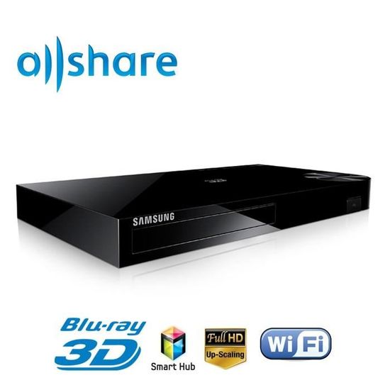 SAMSUNG BDF6500 Lecteur BluRay 3D WiFi Cdiscount TV Son Photo
