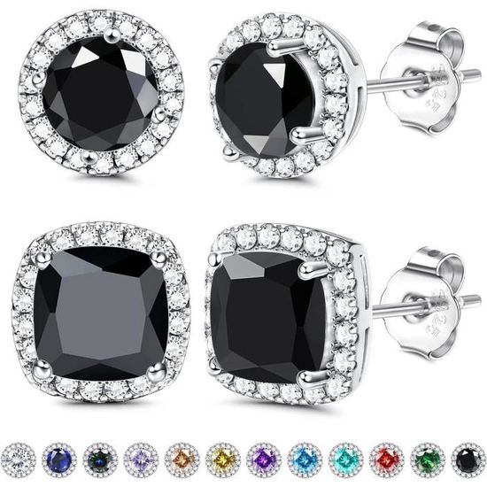 Boucles D'Oreilles Pendantes MESOVOR - Étoile Et Lune Asymétriques - Plaqué Or 16K - Zirconium Cubique