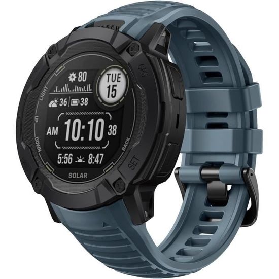 Bracelet En Nylon élastique Magnétique Pour Garmin Instinct 3 50mm - Réglable & Respirant