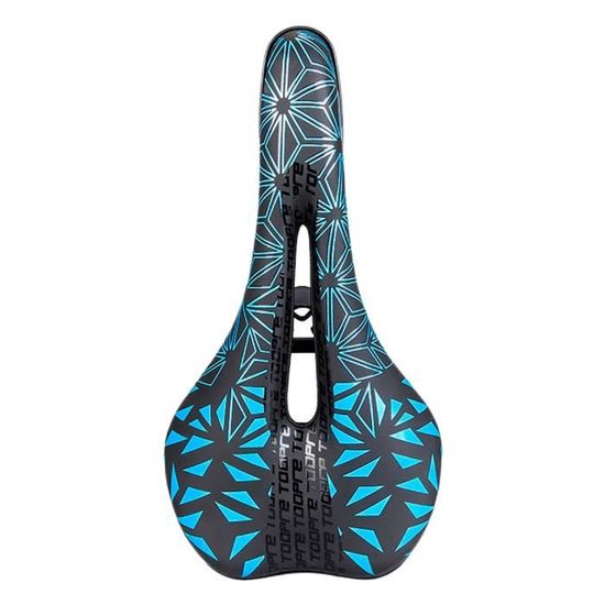 Selle De Vélo Route Sosoport - Design Toile D'Araignée - Ergonomique - Réduction Pression - Jaune