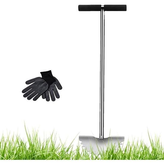 Kent & Stowe Dresse-Bordures Acier Inox Manche Frêne 100cm - Outil Jardin Précis