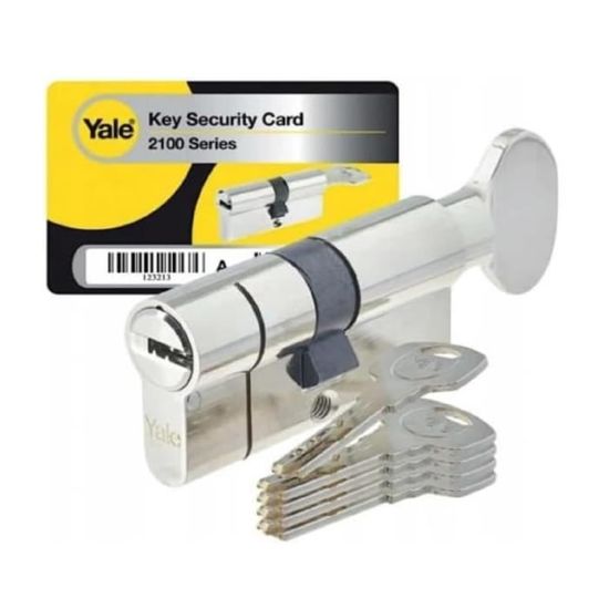 Cilindro de segurança Yale YC2100 40 x 50 mm Latão – - O
