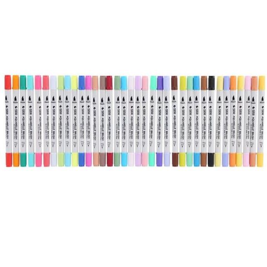 Zig Memory System Lot de 8 marqueurs de calligraphie à double pointe