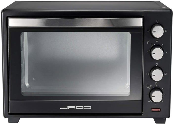 Mini four capacité 48 litres 2000 watts minuteur 0-60 min 100-230°C, 6 modes de cuisson avec rôtissoire grille et plaques de four d