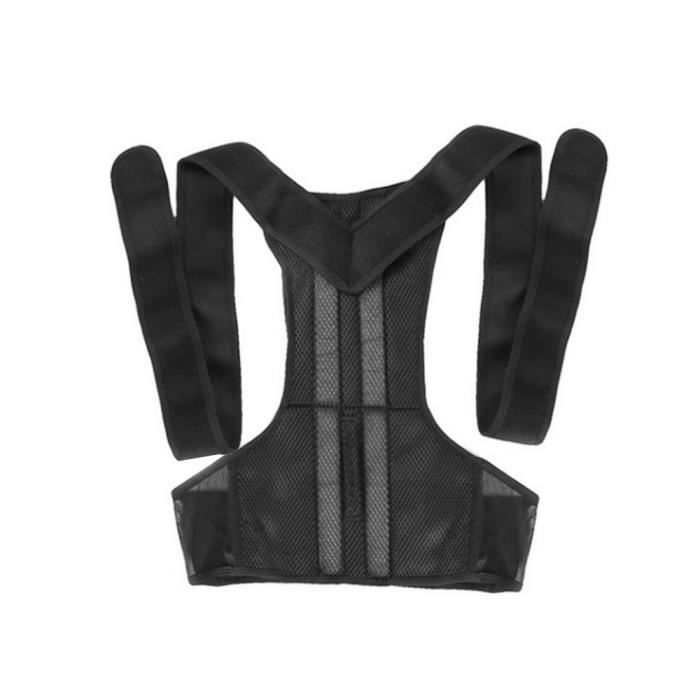 Correcteur de posture Ceinture Correcteur de posture Beauté réglable Corset unisexe Fibre de polyester