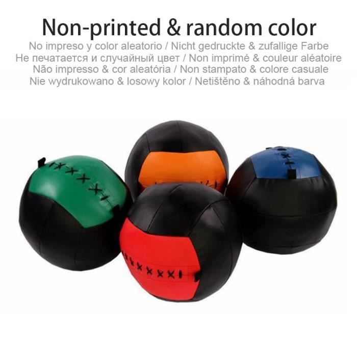 2-4-6-8-10KG Crossfit balle de médecine de gymnastique 35cm boule murale vide exercice - Modèle: No Print Empty Ball -