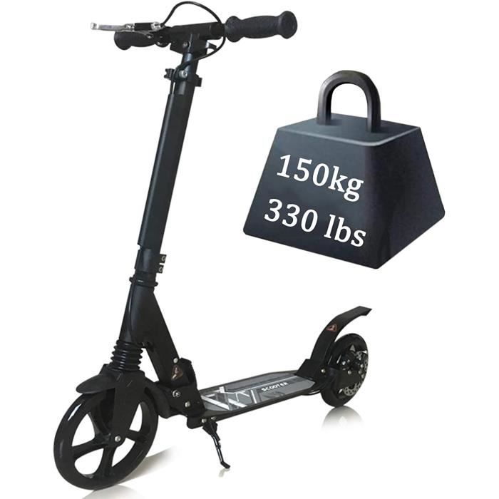 Trotinette YXX Enfant Robustes avec Roues De 8 Pouces Et Capacité De 150 Kg, Pliant pour Adultes Et Grands Enfants Â47