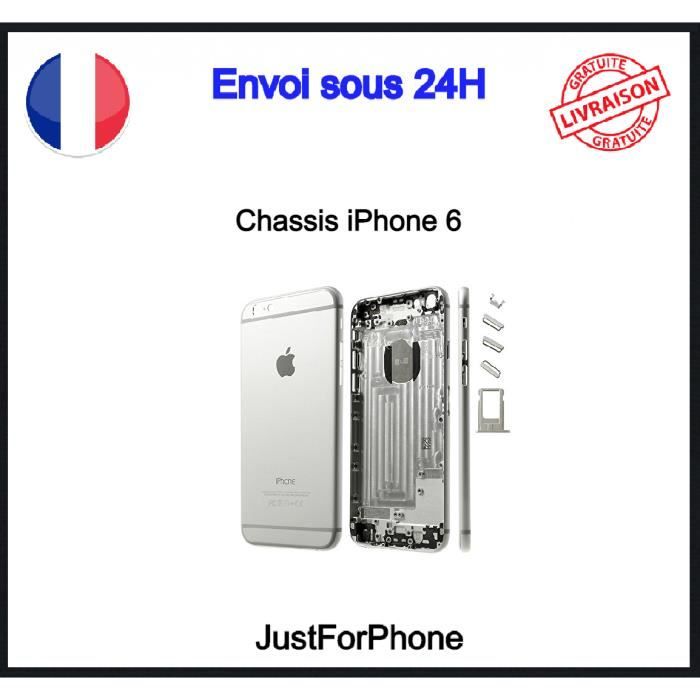 Chassis Coque Arrière Pour Iphone 6 Silver