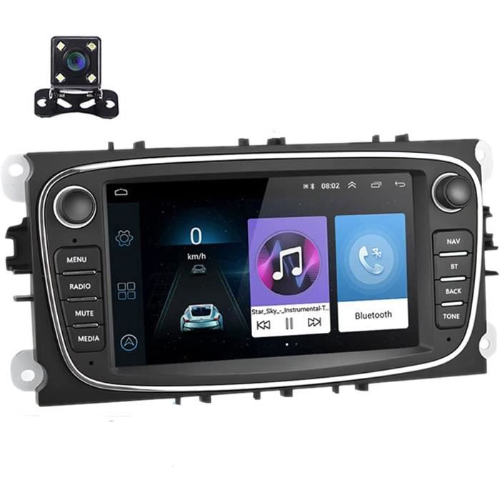 Autoradio Android 9.0 Lecteur auto stéréo 7 pouces Unité principale Navigation GPS WIFI Récepteur FM Bluetooth Double USB pour 300