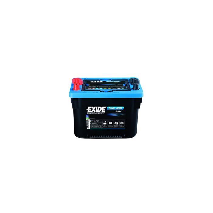 Batterie marine DUAL AGM ORBITAL 95 Ah EXIDE