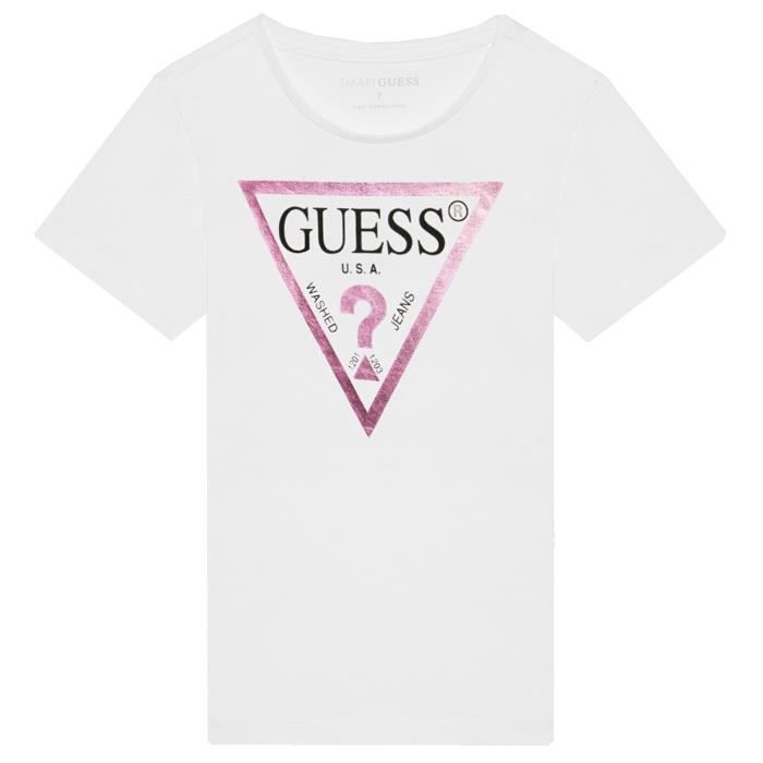 T-shirt bébé Guess kids K73i56 A000 Blanc