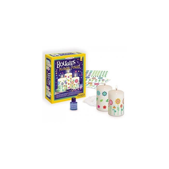 SENTOSPHERE Bougies Flower Power