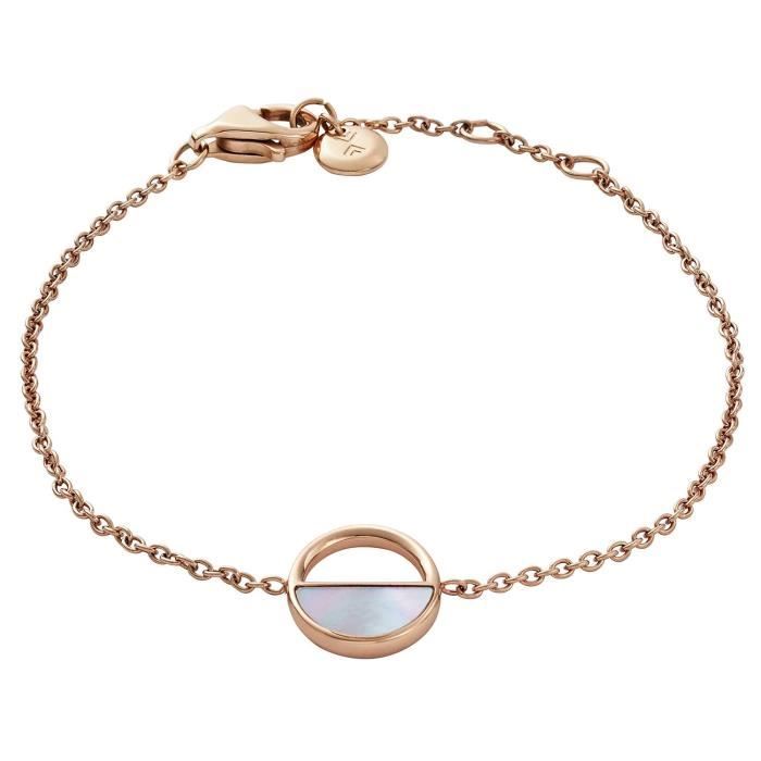 Bracelet Skagen Elin acier rose nacre